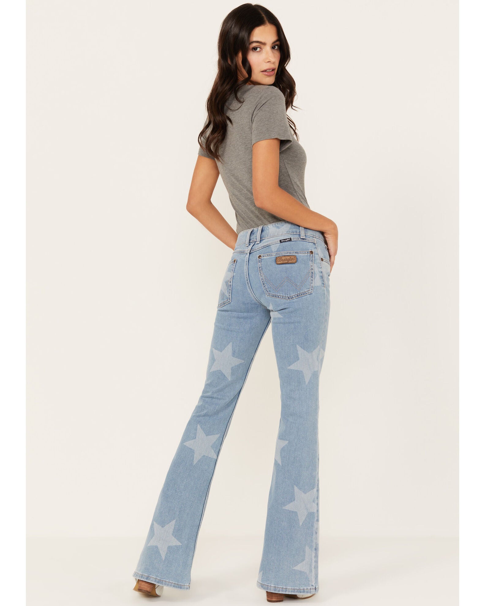 鬼フェード◎ Wrangler Faded Flare Denim Pants（Wrangler Retro 