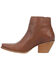 Dingo Women's Nirvana Fashion Booties - Snip Toe , Brown, hi-res