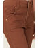Ranch Dress'n Girls' Bandera Southwestern Print Super Flare Jeans, Rust Copper, hi-res
