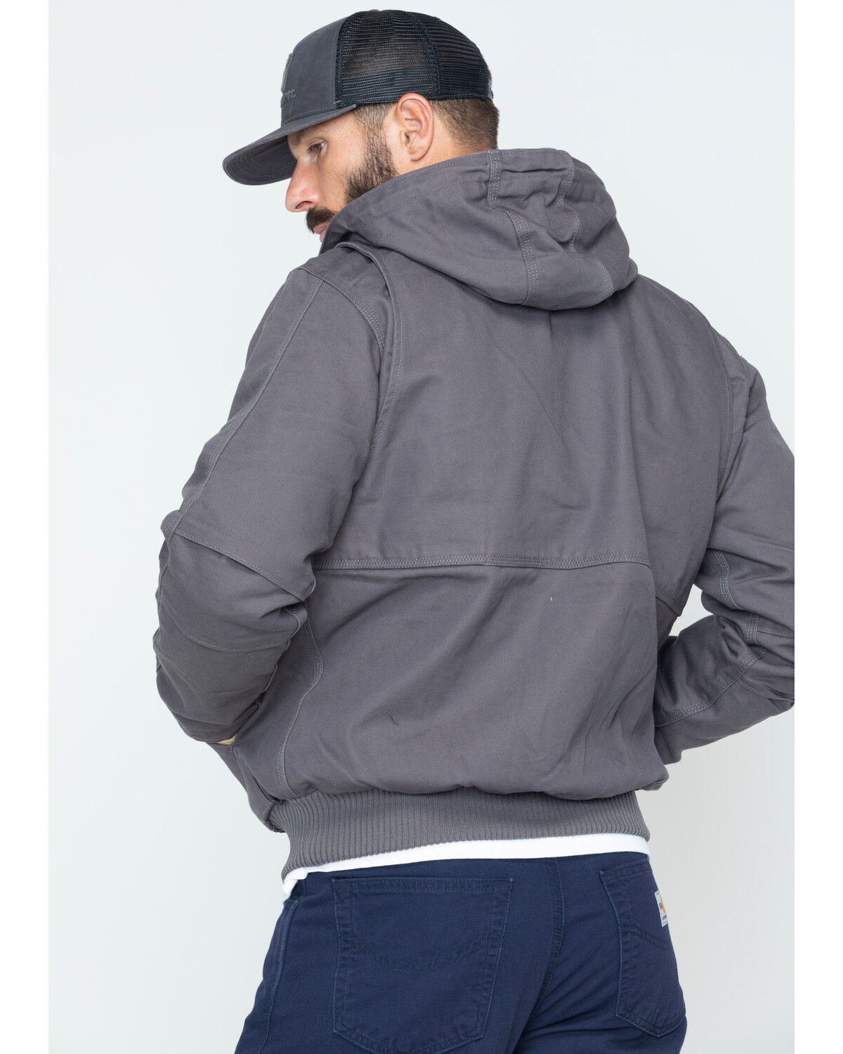 Image #3 - Carhartt Men's Full Swing Armstrong Active Work Jacket, Charcoal, hi-res