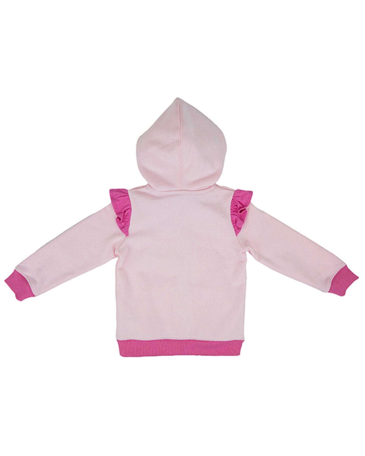 Image #4 - Wrangler Toddler Girls' Ruffle Hooded Jacket, Pink, hi-res