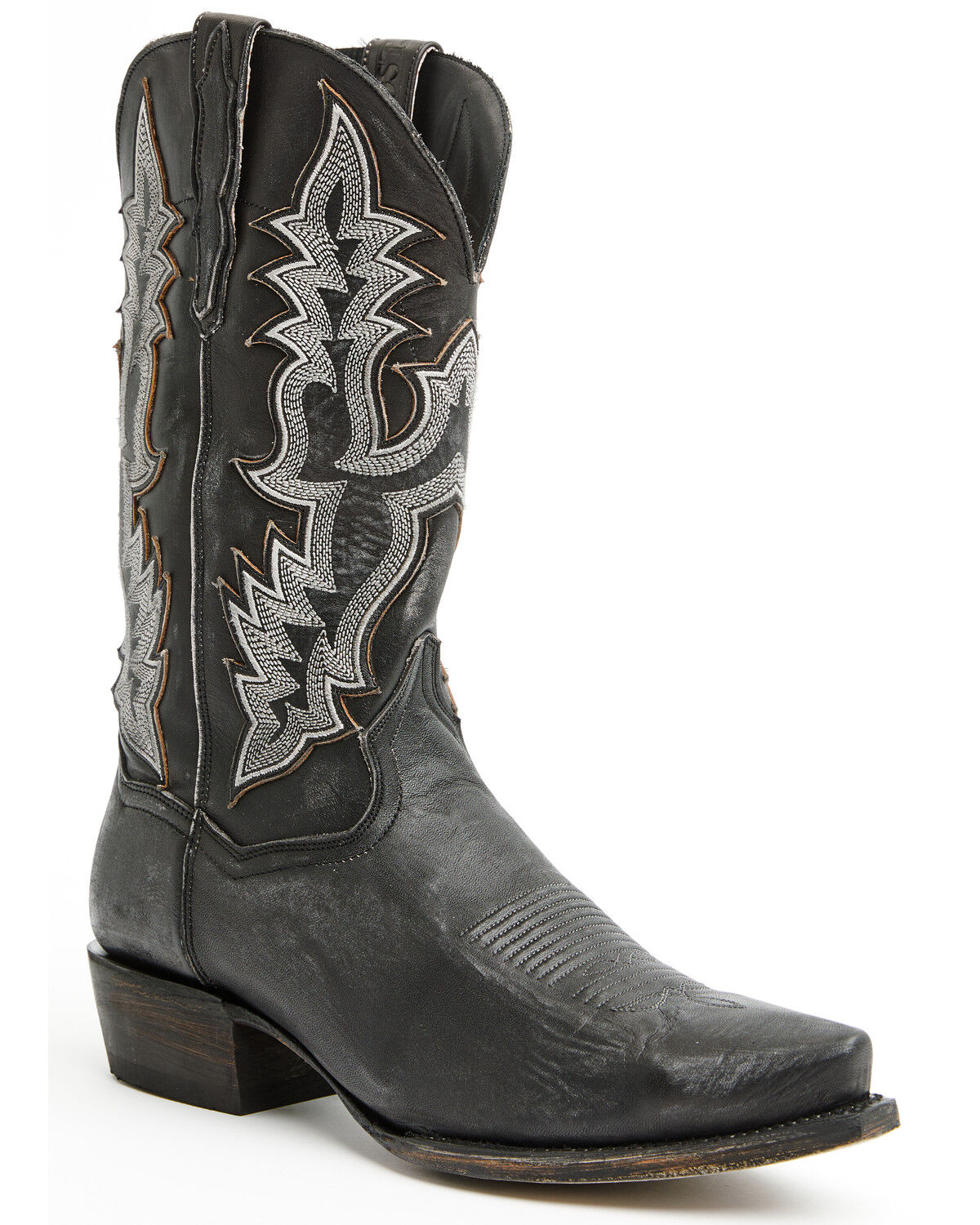 Image #1 - Dan Post Men's Diesel Western Boots - Snip Toe, Black, hi-res