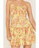Band of the Free Women's Love Child Floral Print Tiered Dress, Yellow, hi-res