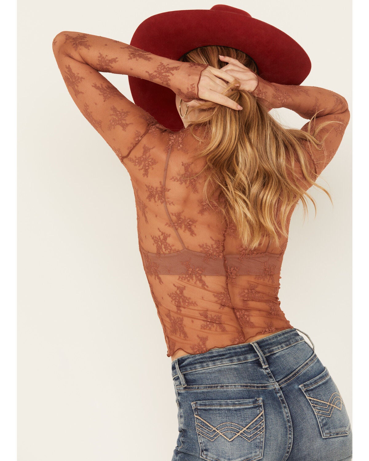 melt the lady peephole layered tops 【公式通販】