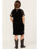 Hayden LA Girls' Star Print Sequin Dress, Black, hi-res