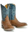 Image #1 - Tin Haul Men's Lightning Bolt Western Boots - Broad Square Toe, Brown, hi-res