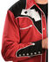Scully Poker Cards Embroidered Retro Western Shirt - Big, Red, hi-res