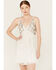Image #2 - Angie Women's Sequins Sleeveless Slip Mini Dress, Ivory, hi-res