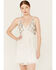 Image #2 - Angie Women's Sequins Sleeveless Slip Dress , Ivory, hi-res