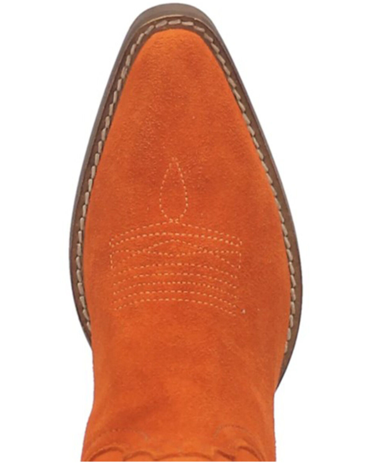 Image #6 - Dingo Women's Out West Tall Western Boots - Round Toe, Orange, hi-res