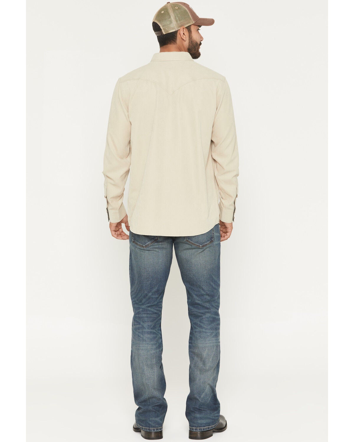 Image #3 - Moonshine Spirit&reg; Men's Topper Wash Hutch Slim Bootcut Stretch Denim Jeans, Medium Wash, hi-res