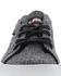 Image #2 - Lamo Footwear Girls' Chambray Sneakers, Black, hi-res