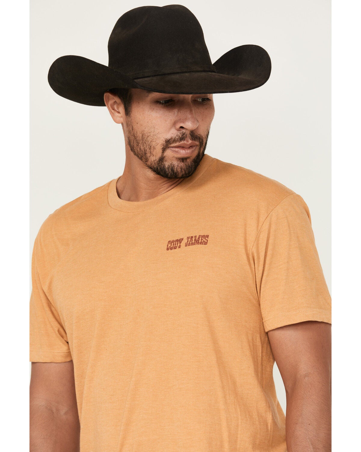 Image #3 - Cody James Men's The West Cowboy Short Sleeve Graphic T-Shirt, Tan, hi-res