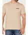 Wrangler Men's Heathered Yellowstone Dutton Ranch Logo Graphic T-Shirt , Tan, hi-res