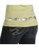 Tony Lama Concho Hip Belt, Silver, hi-res