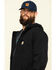 Image #4 - Carhartt Men's Black Storm Defender Midweight Hooded Work Jacket, , hi-res