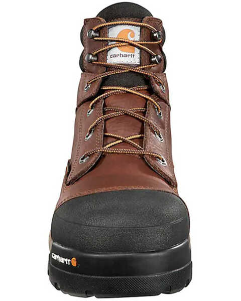 Image #2 - Carhartt Men's 6" Ground Force Waterproof Work Boots - Composite Toe, Brown, hi-res