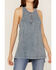 Image #3 - Cleo + Wolf Women's Racerback Jersey Tank, Blue, hi-res