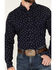 Image #3 - Ariat Men's Marco Paisley Print Long Sleeve Button-Down Stretch Western Shirt, Dark Blue, hi-res