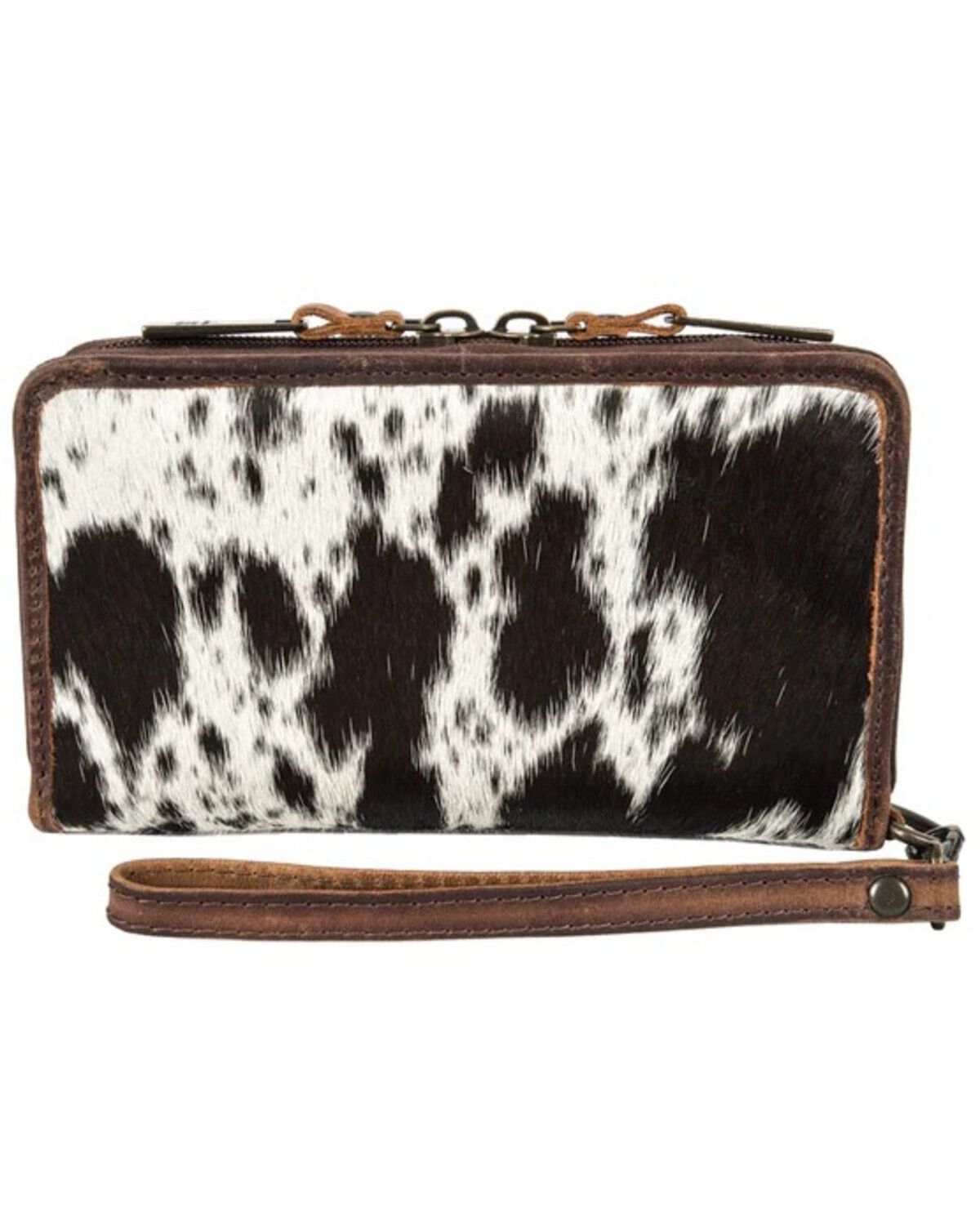 Image #3 - STS Ranchwear By Carroll Kacy Cowhide Organizer Wallet, Black, hi-res