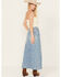 Image #3 - Driftwood Women's Medium Wash Joanna Clover Floral Denim Skirt , Medium Wash, hi-res