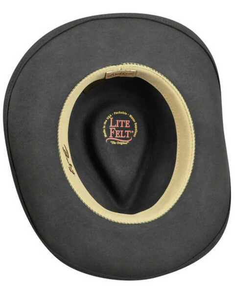 Image #4 - Bailey Men's Caliber Wool Felt Outback Hat, Grey, hi-res