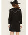 Image #4 - Wrangler Retro Women's Snap Front Neck Tie Mini Dress, White, hi-res