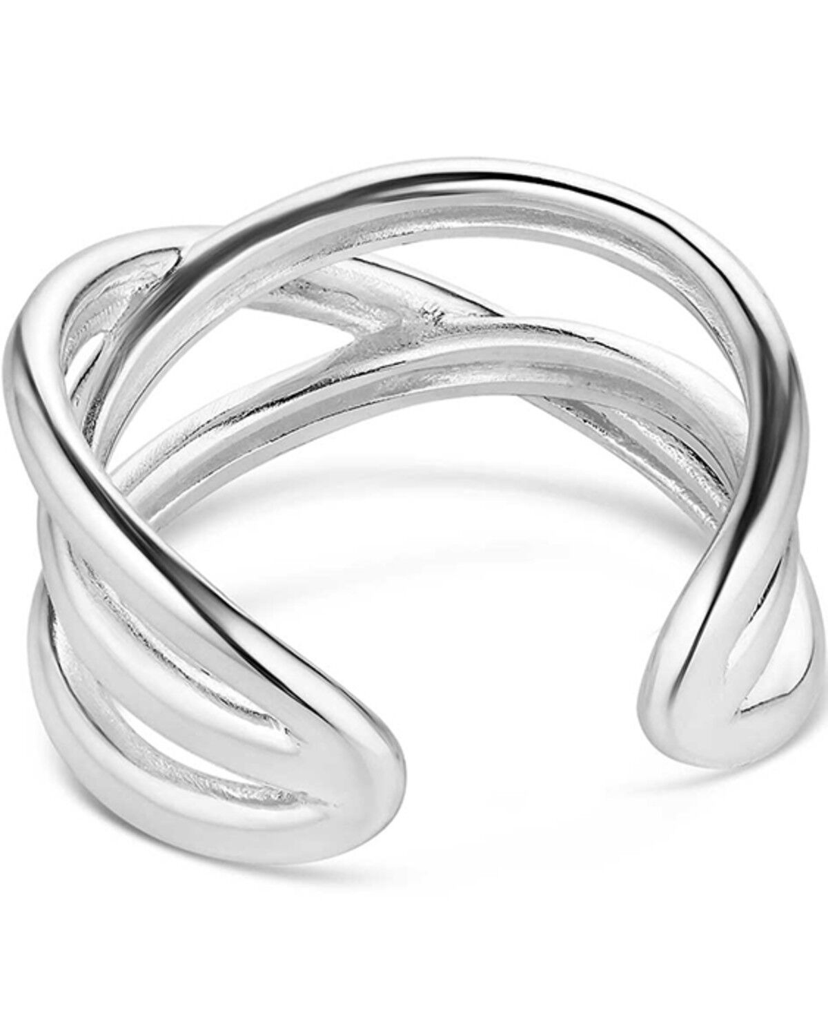 Image #2 - Montana Silversmiths Women's Wrapped In Silver Ring, Silver, hi-res