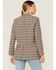 Sadie & Sage Women's Harmless Banter Plaid Print Blazer, Grey, hi-res