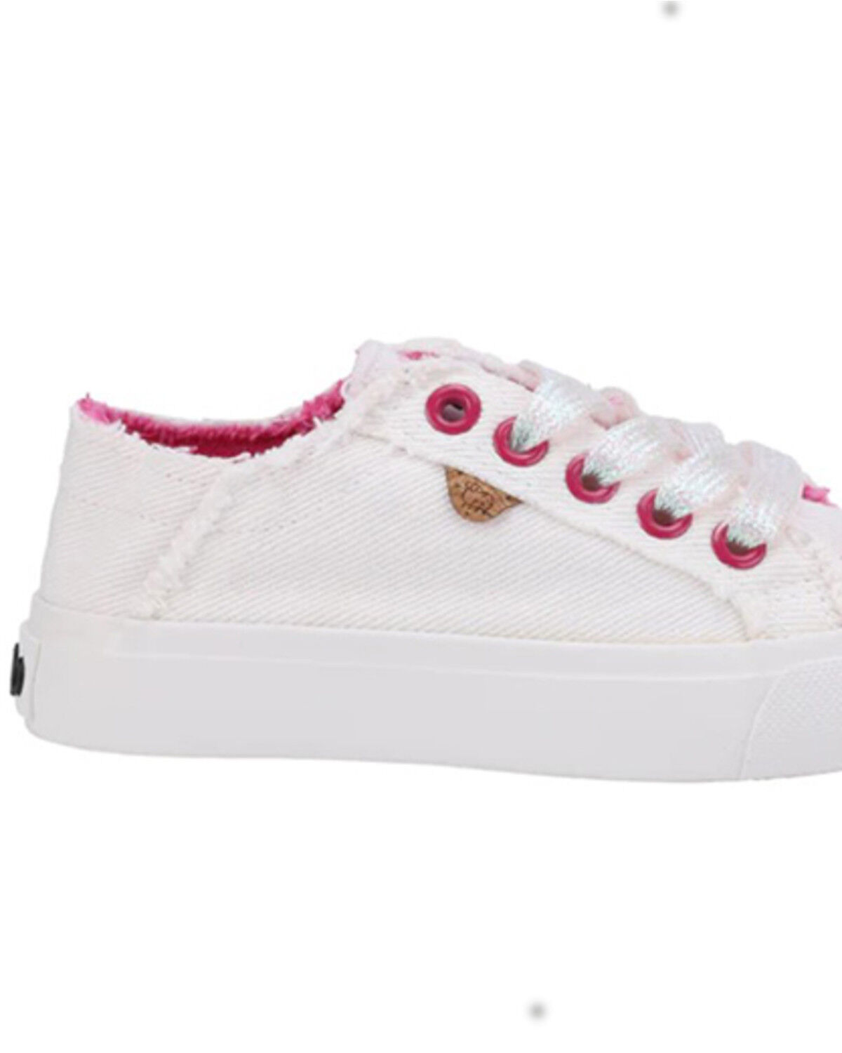 Image #2 - Lamo Footwear Girls' Vita Casual Shoes - Round Toe, White, hi-res