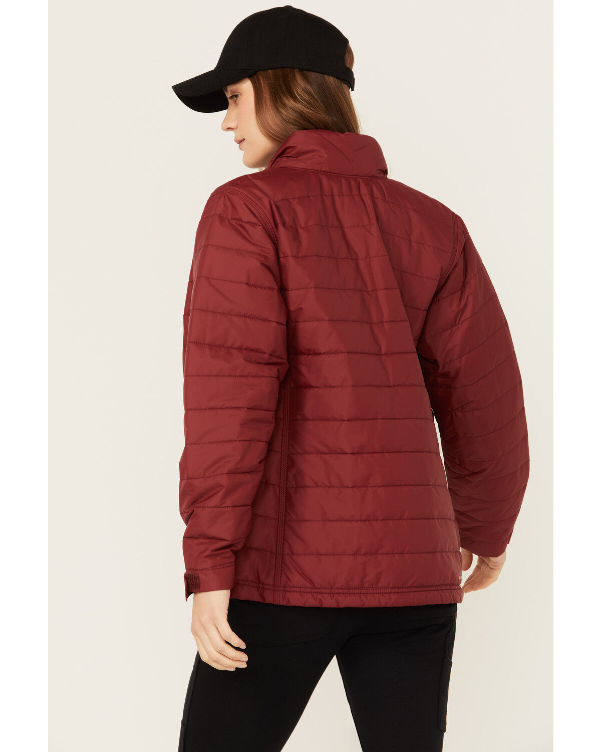 Image #4 - Ariat Women's Rebar Cordura Ripstop Lightweight Insulated Jacket, Red, hi-res