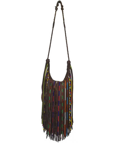 Image #1 - Kobler Leather Women's Brown Gypsy Crossbody Bag, Dark Brown, hi-res