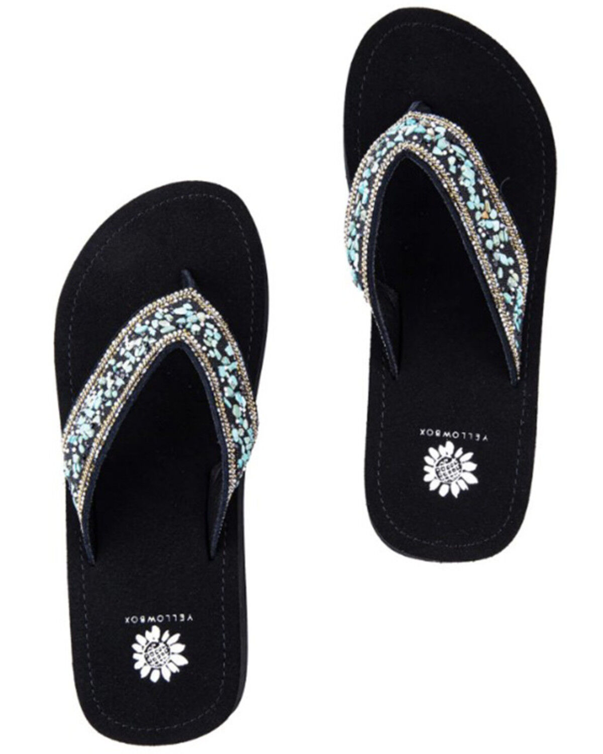 Image #4 - Yellow Box Women's Jellica Platform Sandals, Turquoise, hi-res