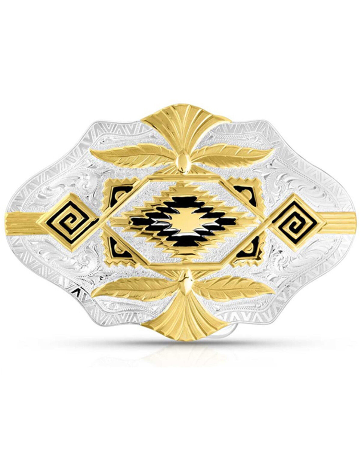 Image #1 - Montana Silversmiths Boundless Montana Legacy Belt Buckle, Silver, hi-res