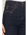 Image #2 - Ariat Women's Dark Wash Ultra High Rise Veronica Wide Leg Stretch Denim Jeans, Dark Wash, hi-res