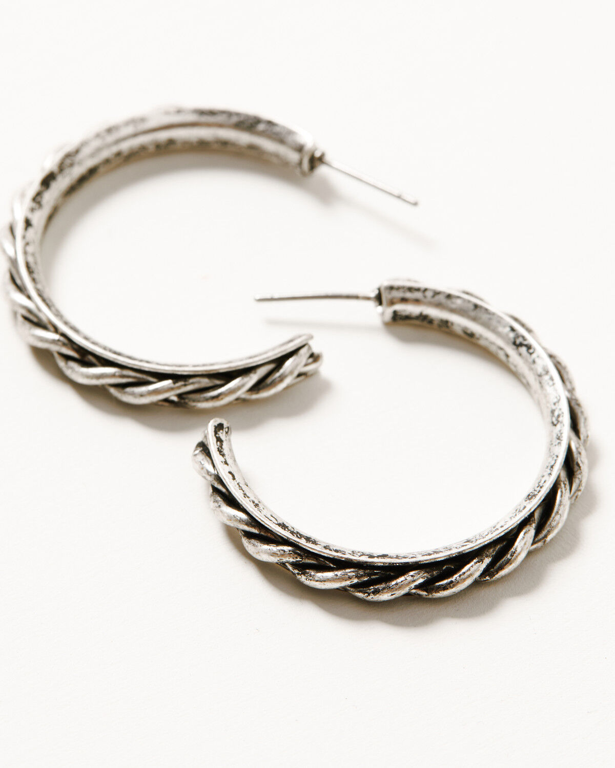 Image #4 - Idyllwind Women's Wynbrook Hoop Earring Set - 3 Piece, Silver, hi-res
