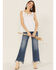 Image #2 - Wrangler Retro Women's Crochet Knit Lace Tank Top, White, hi-res