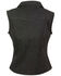 Image #2 - Milwaukee Leather Women's Studded Zip Front Denim Vest - 5X, , hi-res