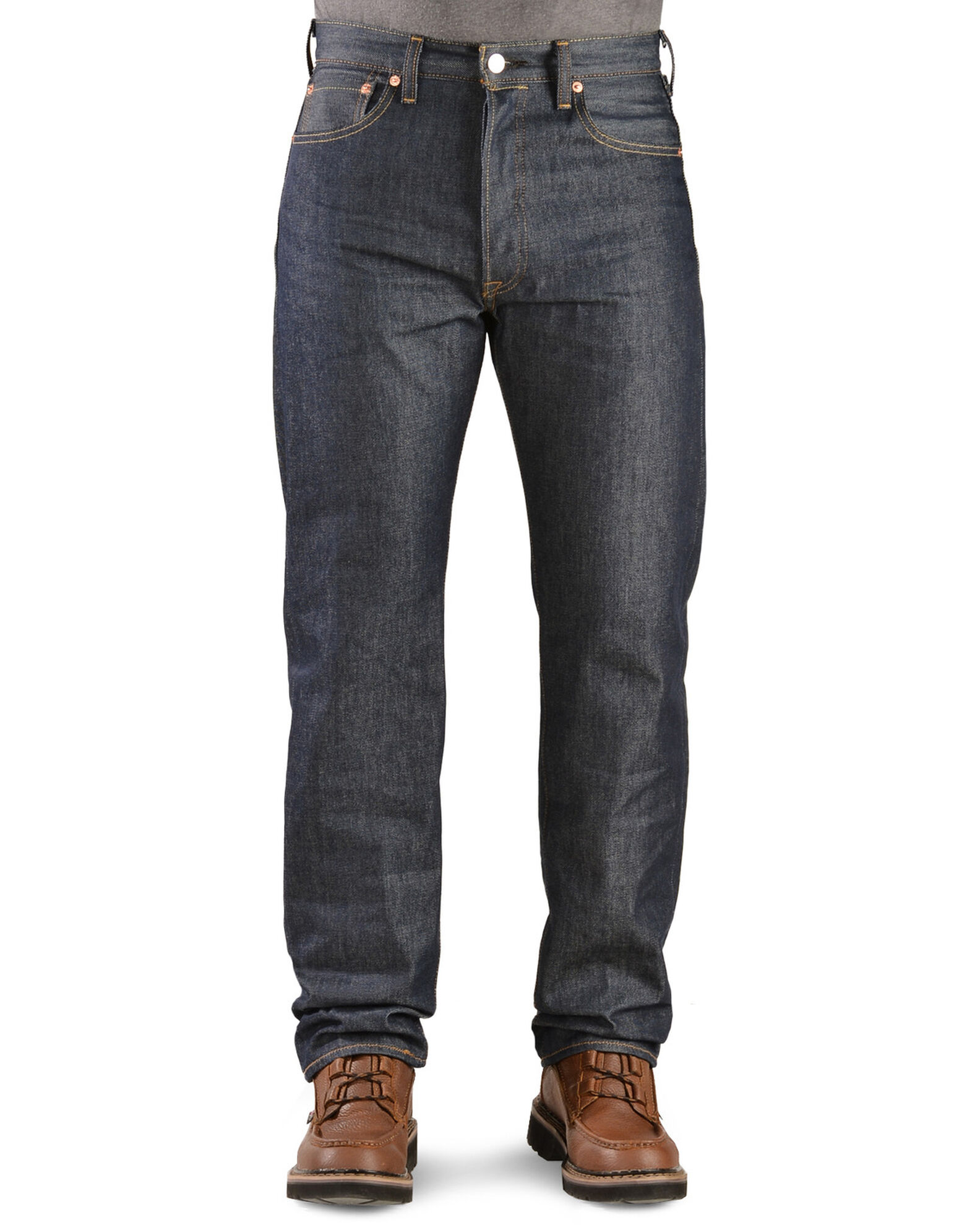 Levi's Men's 501 Original Shrink-to-Fit Regular Straight Leg Jeans ...