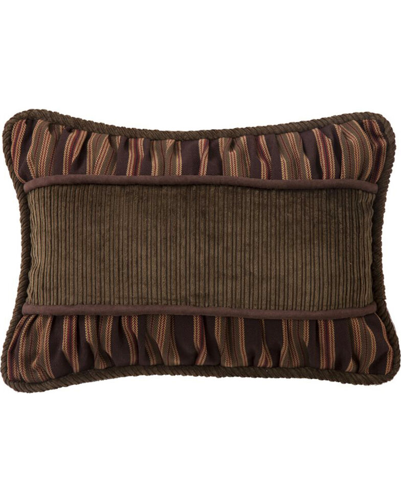 HiEnd Accents Corduroy Pillow with Ruching , Multi, hi-res