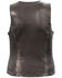 Image #2 - Milwaukee Leather Women's Black Lightweight Front Zipper Conceal Carry Vest - 3X , Black, hi-res