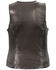 Image #2 - Milwaukee Leather Women's Black Lightweight Front Zipper Conceal Carry Vest - 3X, Black, hi-res