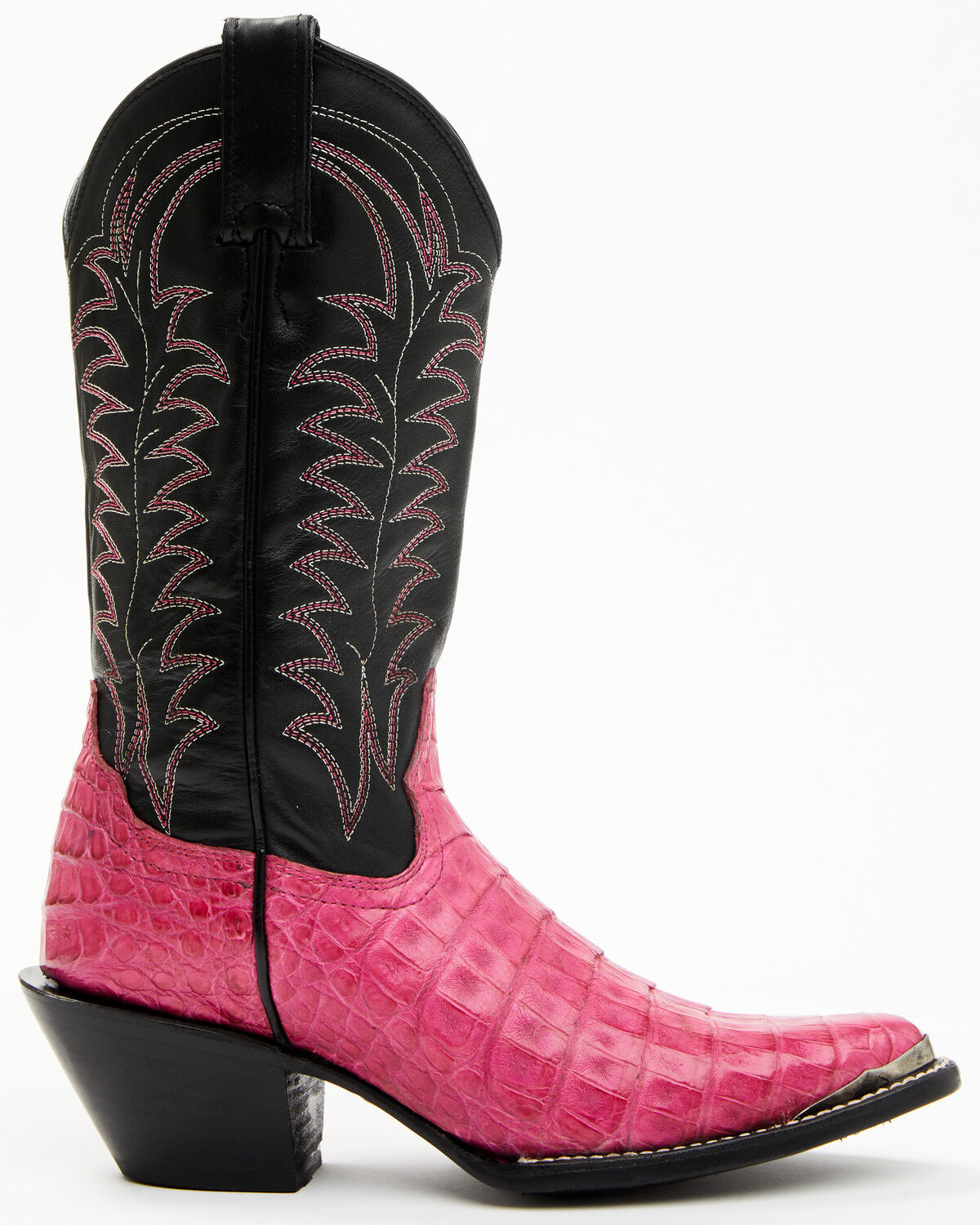 Image #2 - Idyllwind Women's All In Exotic Caiman Western Boots - Round Toe, Fuchsia, hi-res
