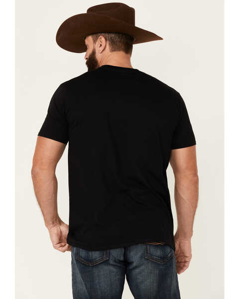 Southern Sierra Men's Saguaro National Park Arizona Graphic Short Sleeve T-Shirt , Black, hi-res