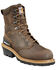 Carhartt 8" Crazy Horse Brown Waterproof Insulated Logger Boot - Composite Toe, Crazyhorse, hi-res
