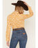 Image #4 - Wrangler Retro Women's Boot Barn Exclusive Rider Long Sleeve Snap Western Shirt, Mustard, hi-res