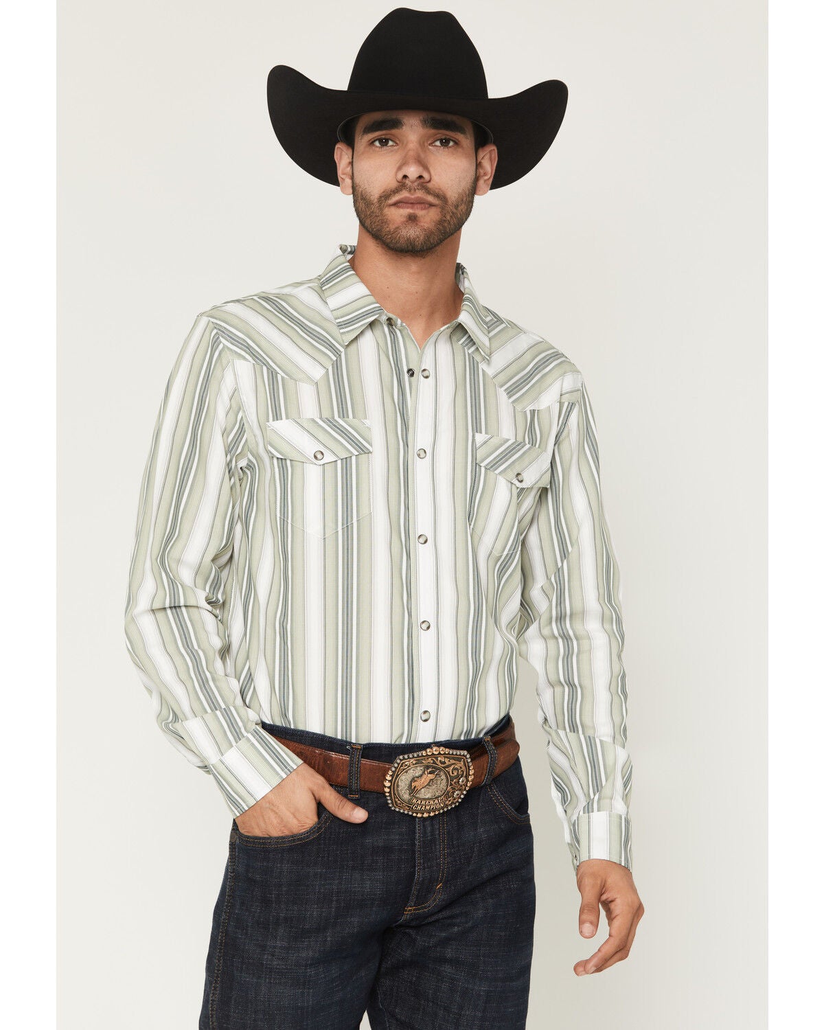 Product Name: Gibson Trading Co Men's Dustline Striped Long Sleeve Snap Western Shirt