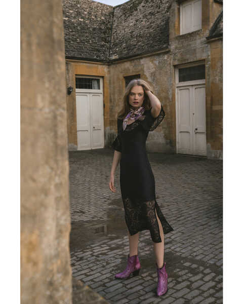 Idyllwind Women's Firefly Road Lace Maxi Dress, Black, hi-res