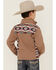 Image #4 - Rodeo Clothing Boys' Southwestern Print Softshell Jacket, Tan, hi-res