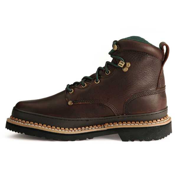 Image #3 - Georgia Boot Men's Georgia Giant 6" Lace-Up Work Boots - Steel Toe, Brown, hi-res